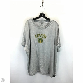 Effortless Fit Top Short Sleeve By Levis In Grey, Size: 3x