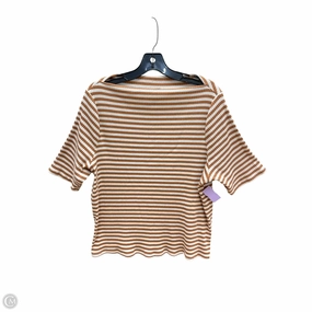 Top Short Sleeve By Old Navy In Orange & White, Size: 3x Timeless Appeal QuickDry