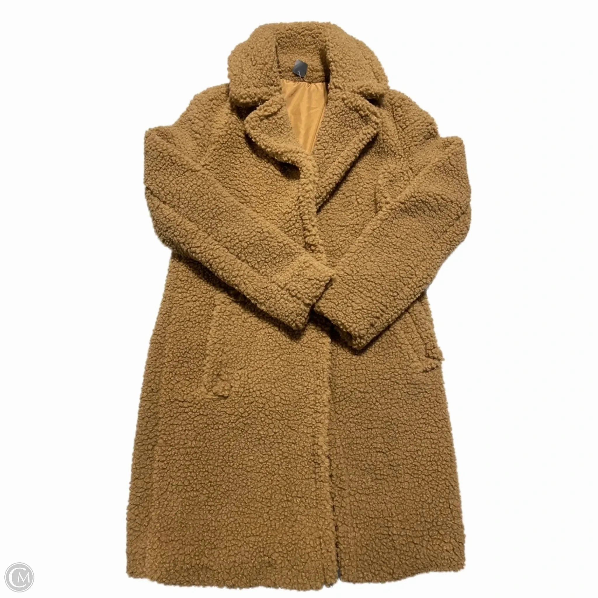 Modular Attachment Loops TemperatureRegulating Fabric Coat Faux Fur & Sherpa By Cme In Brown, Size: Xs
