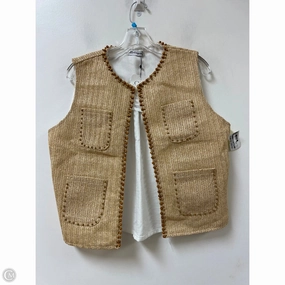 Vest Other By Clothes Mentor In Cream, Size: M HypoallergenicMaterial