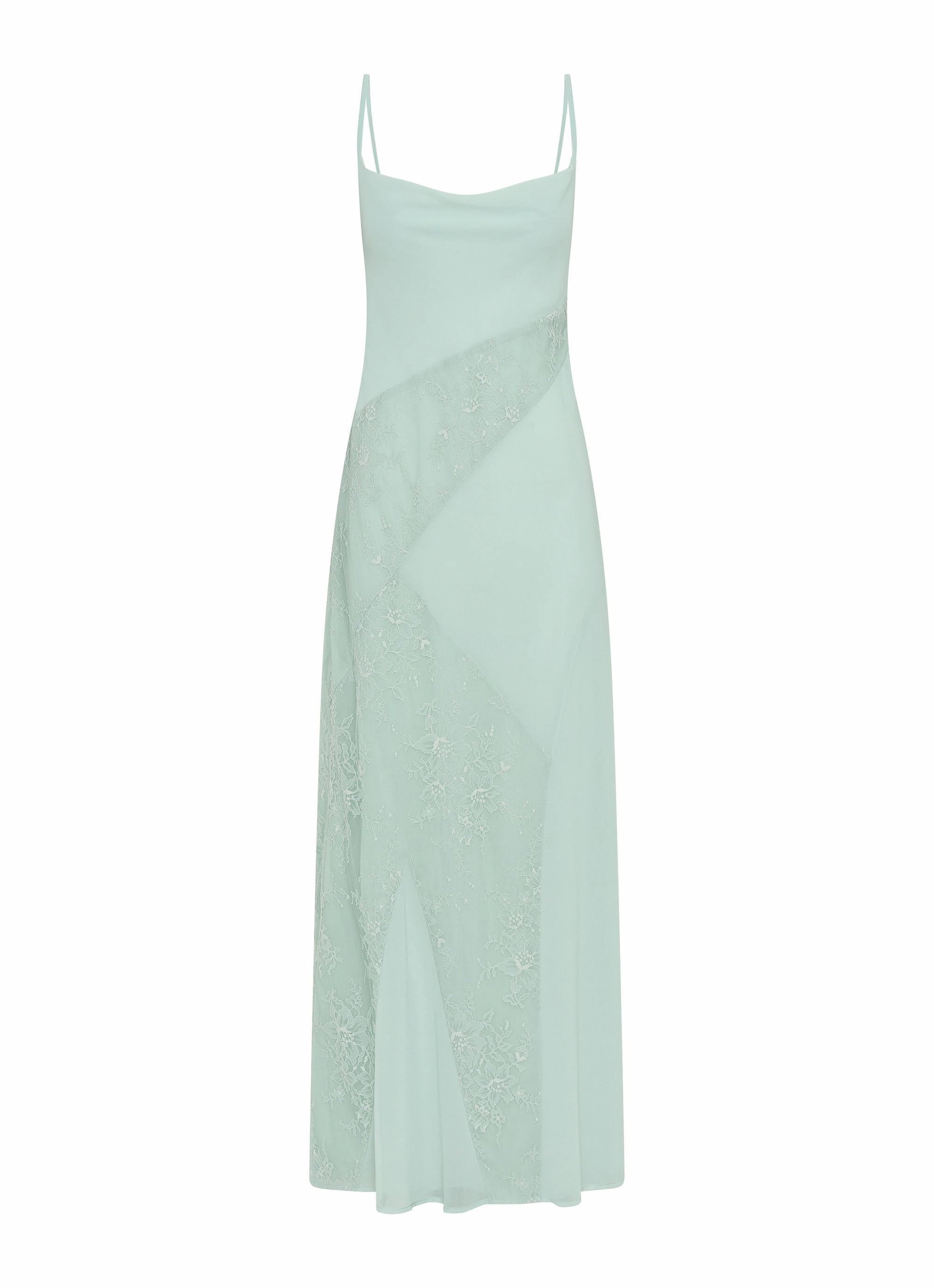 Gabriana Maxi Dress - Sage Minimal Comfort Sophisticated Line