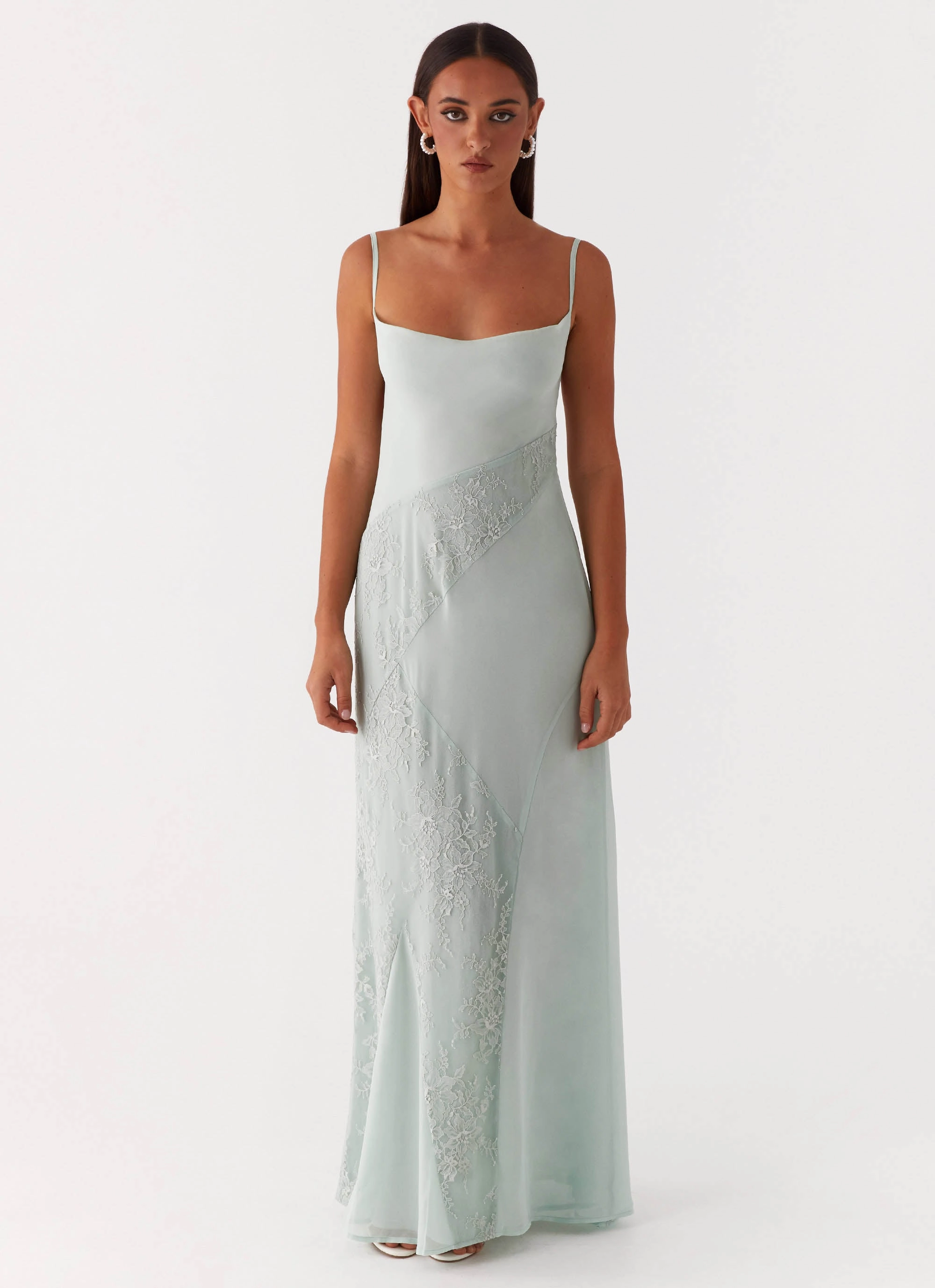 Gabriana Maxi Dress - Sage Sharp Fit