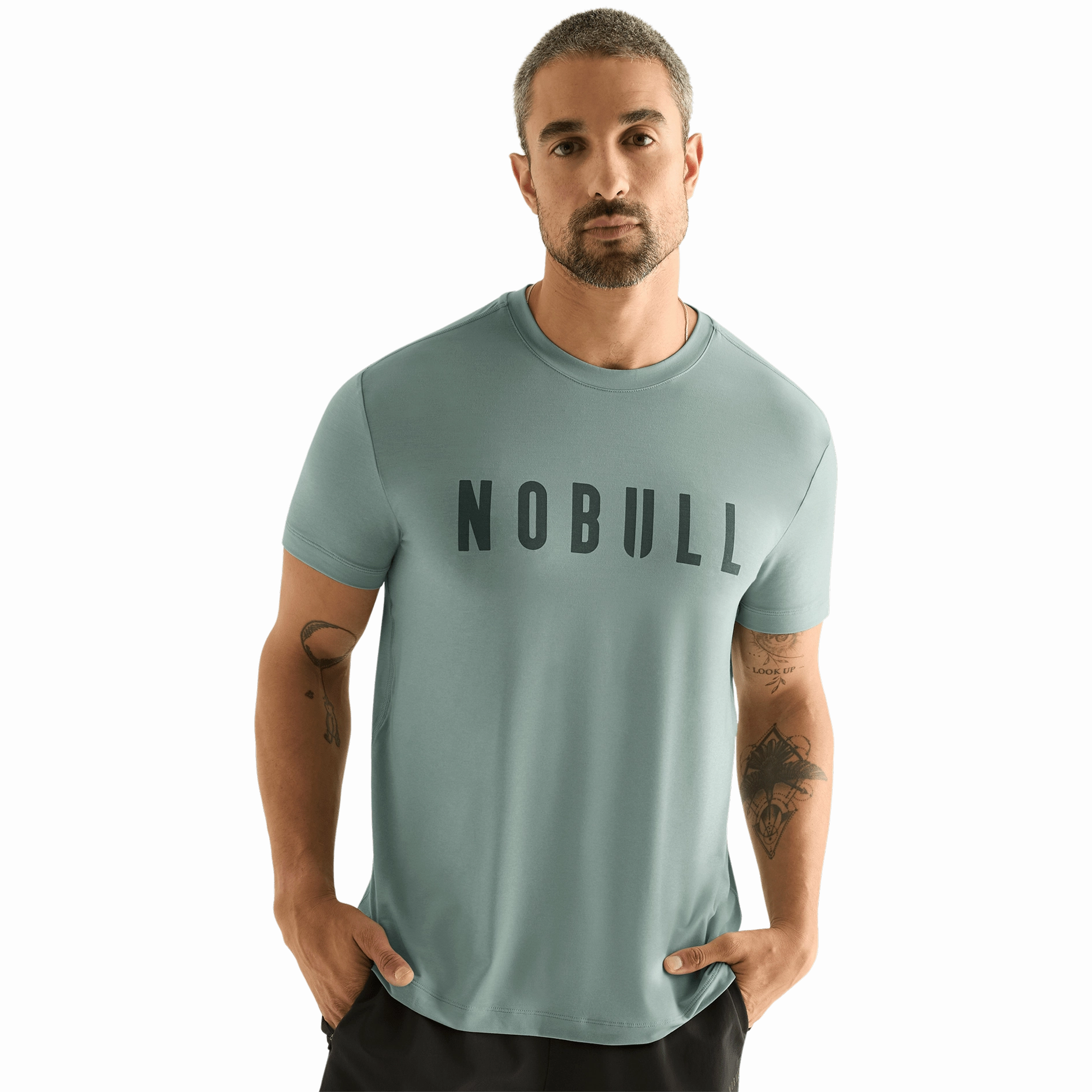 FrenchTerryTexture UV protection coating Men's NOBULL Tee