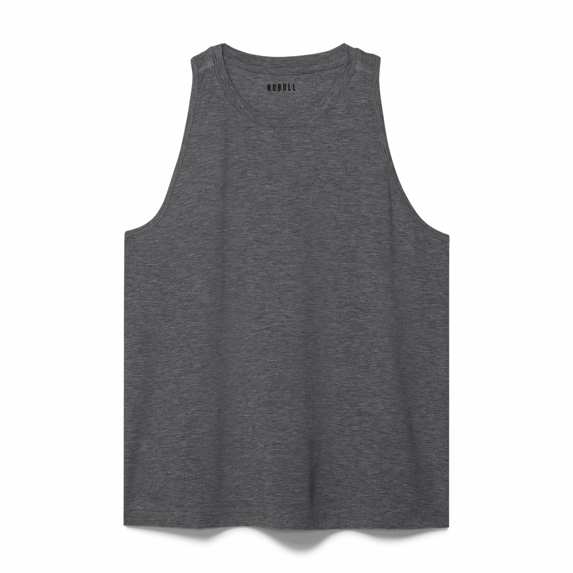 Women's High-Neck Tank RibbedCollar HiddenStoragePocket