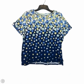 Top Short Sleeve By Talbots In Floral Print, Size: 2x QuickDryTechnology