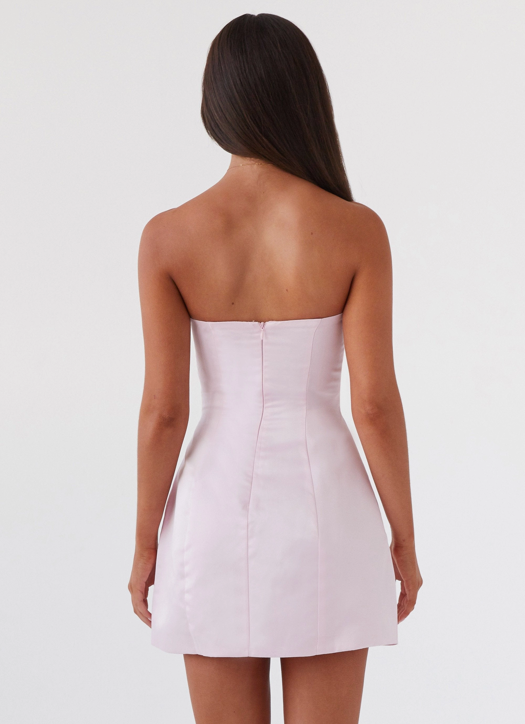 Comfy Comfort Girl Crush Bow Mini Dress - Pink