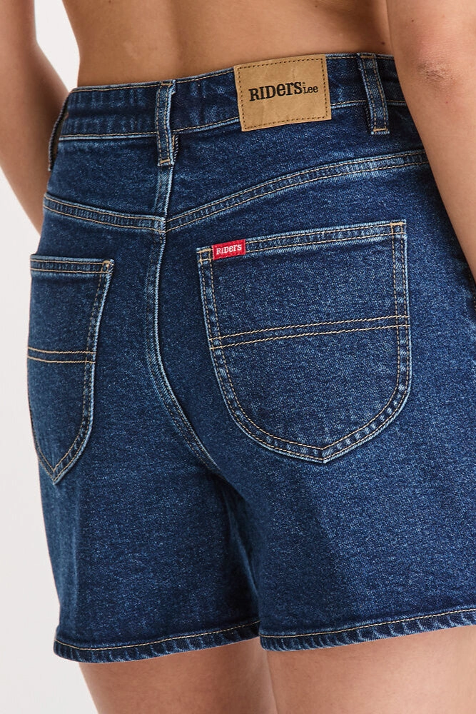 Girlfriend Endless Indigo Denim Short Quick Dry Fit