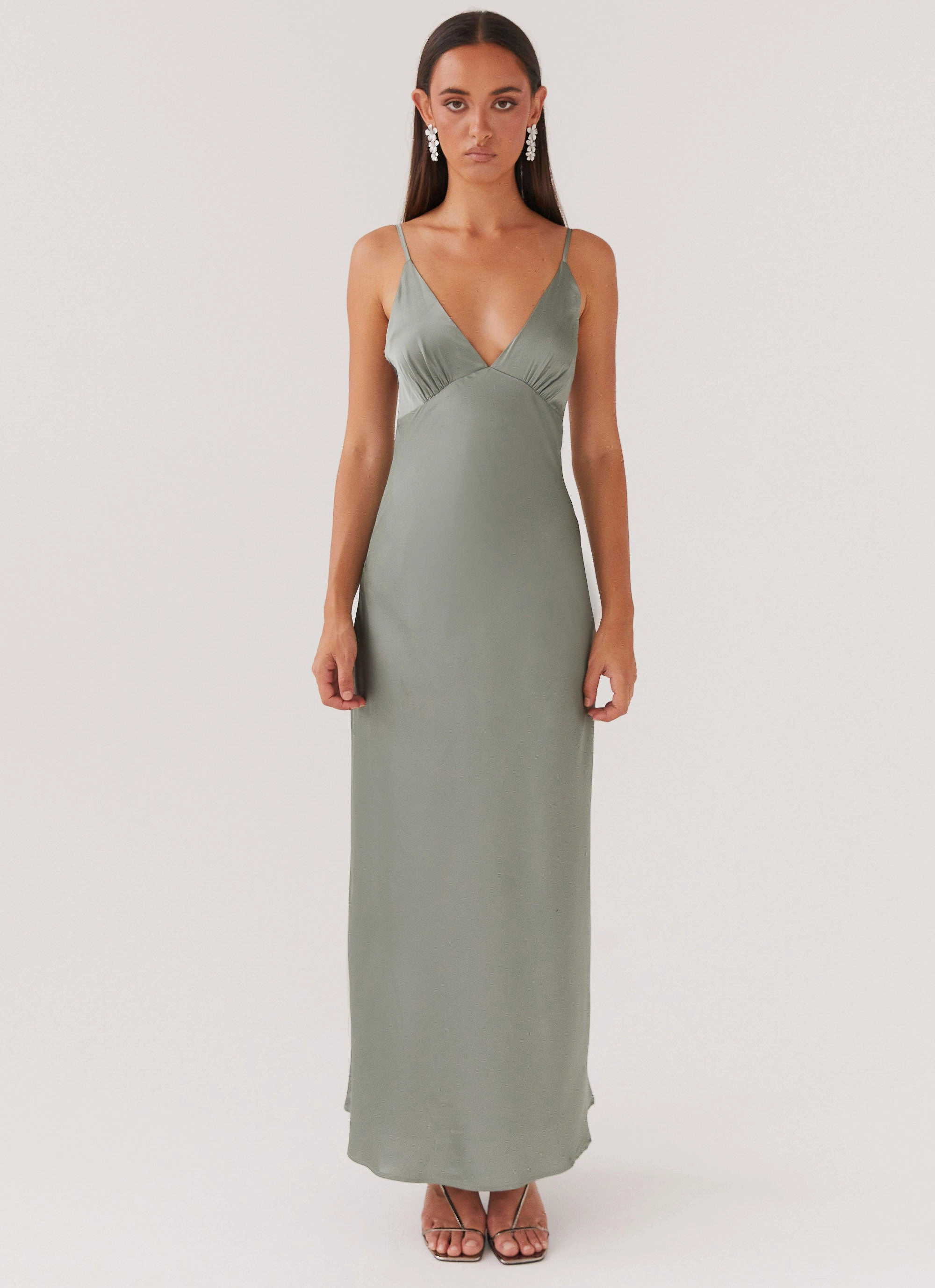 Sorrento Sun Maxi Dress - Teal Sophisticated Elegance