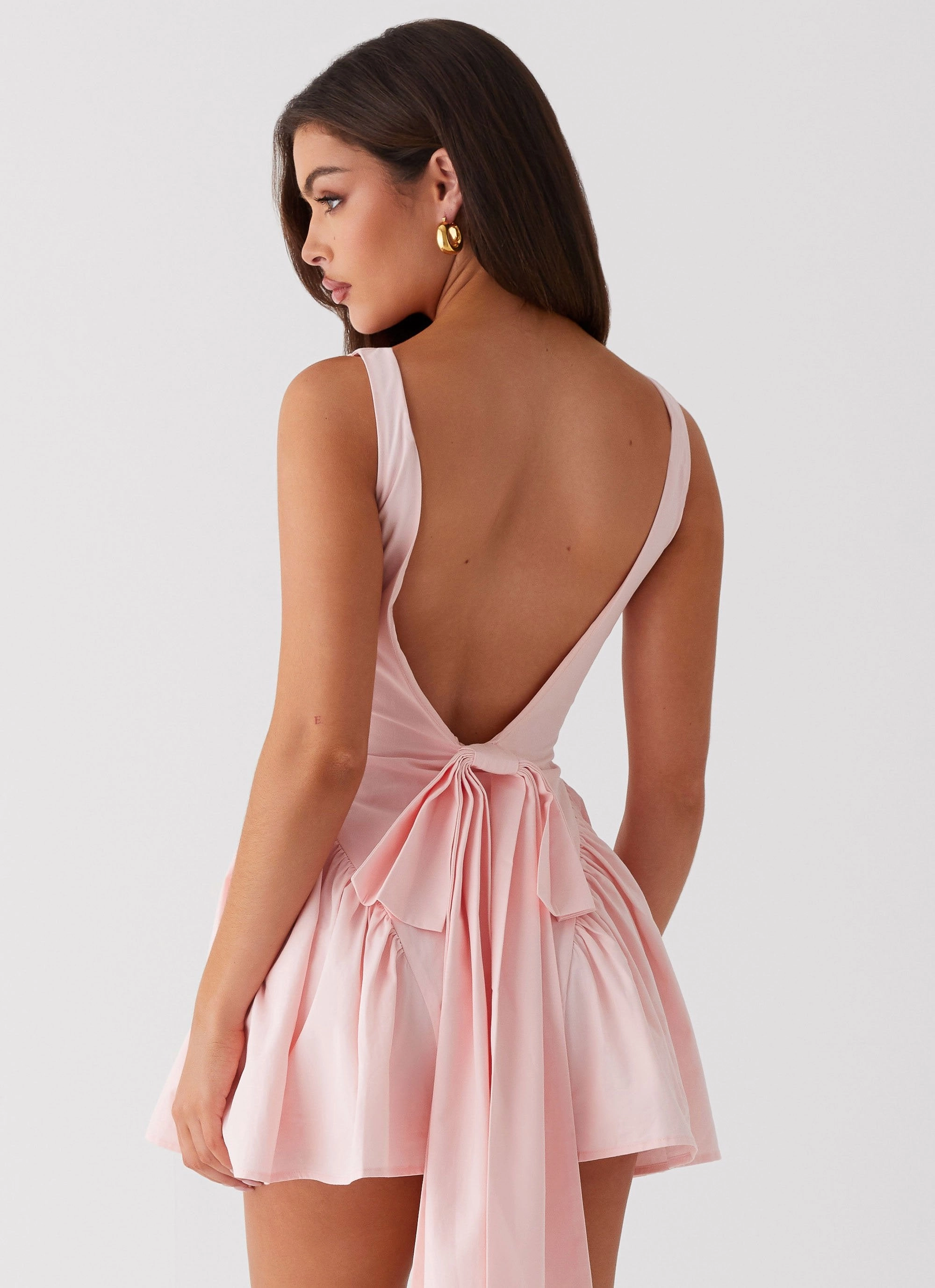 Invited Mini Dress - Pink Built-In-Slip