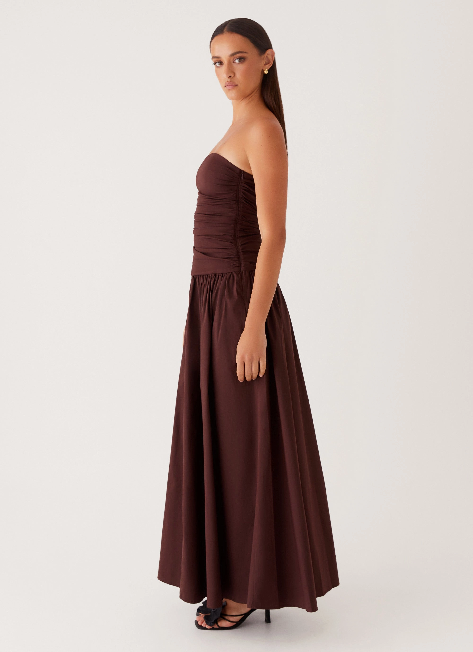 Carmel Maxi Dress - Brown Tall-Fit