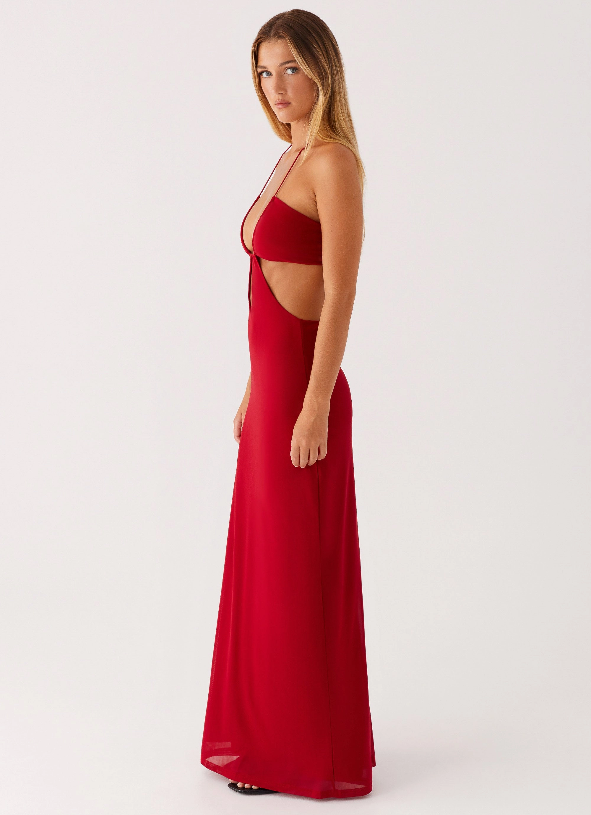 Timeless Comfort Hallie Maxi Dress - Red