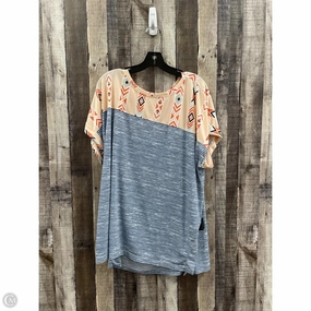 Sleep Washable Top Short Sleeve By Lularoe In Multi-colored, Size: 2x