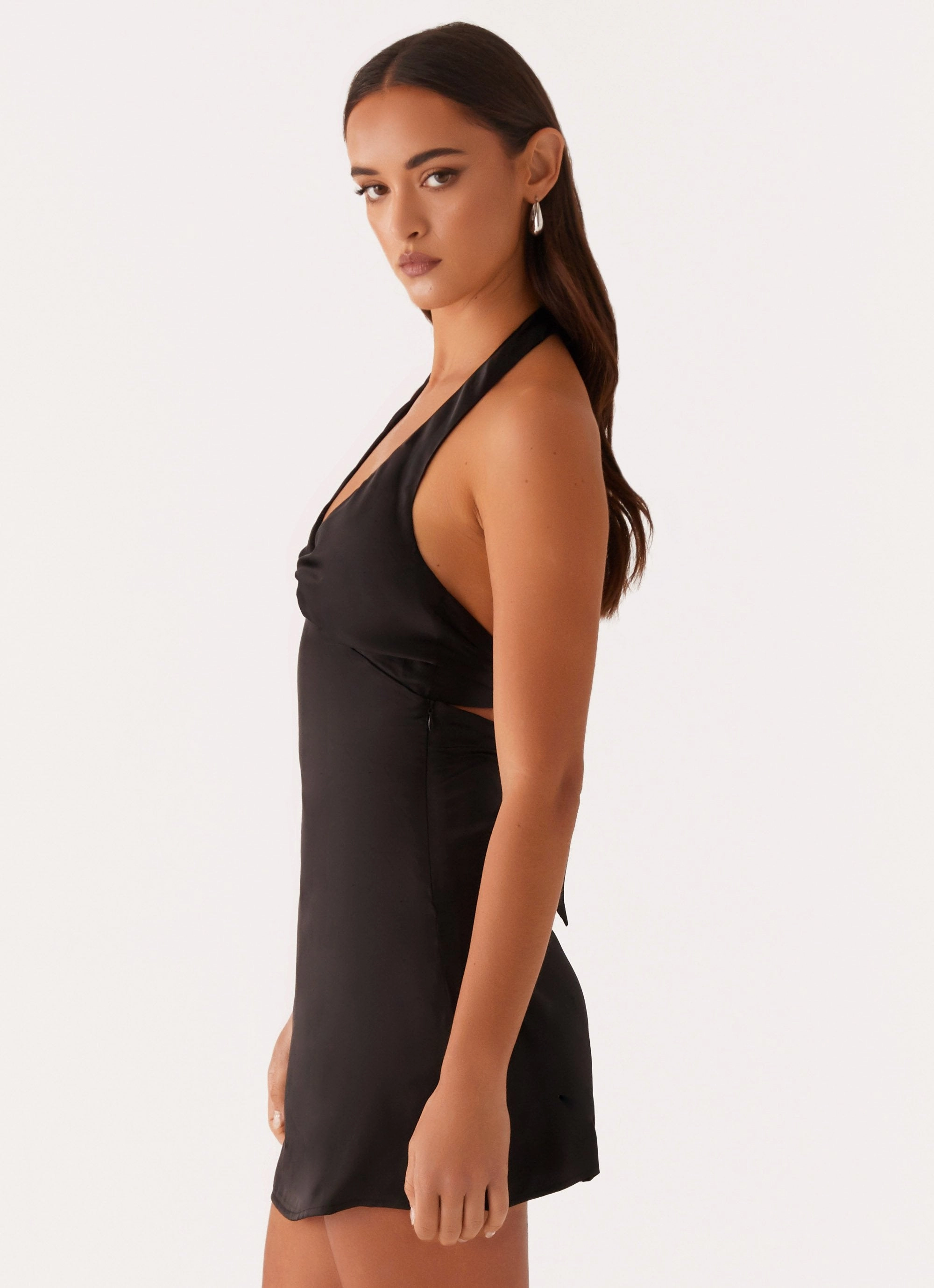 Heavy Hearted Mini Dress - Black flattering appearance