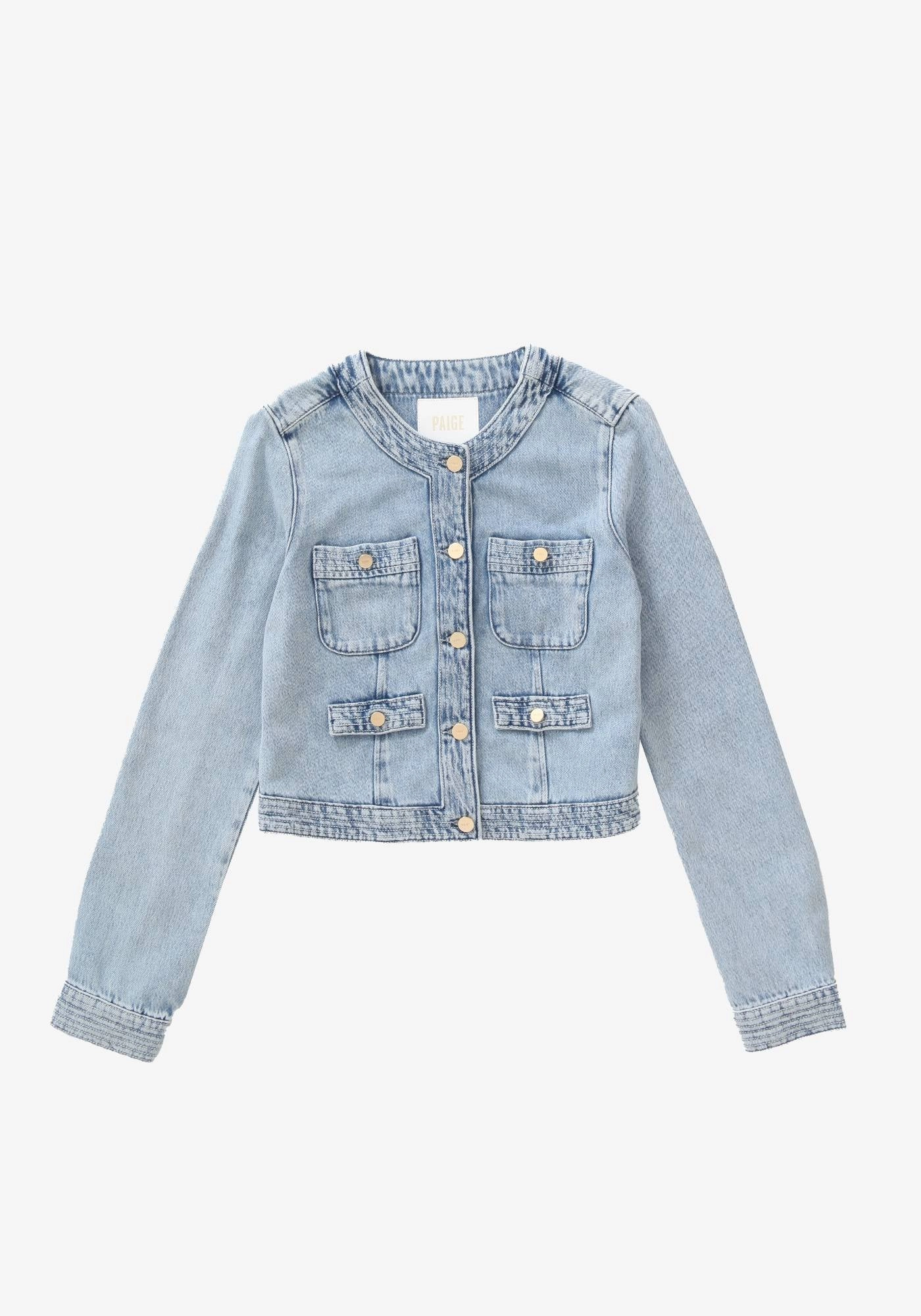 Paige Jeans Kiya Jacket in Doreen Ripstop Fabric Technology