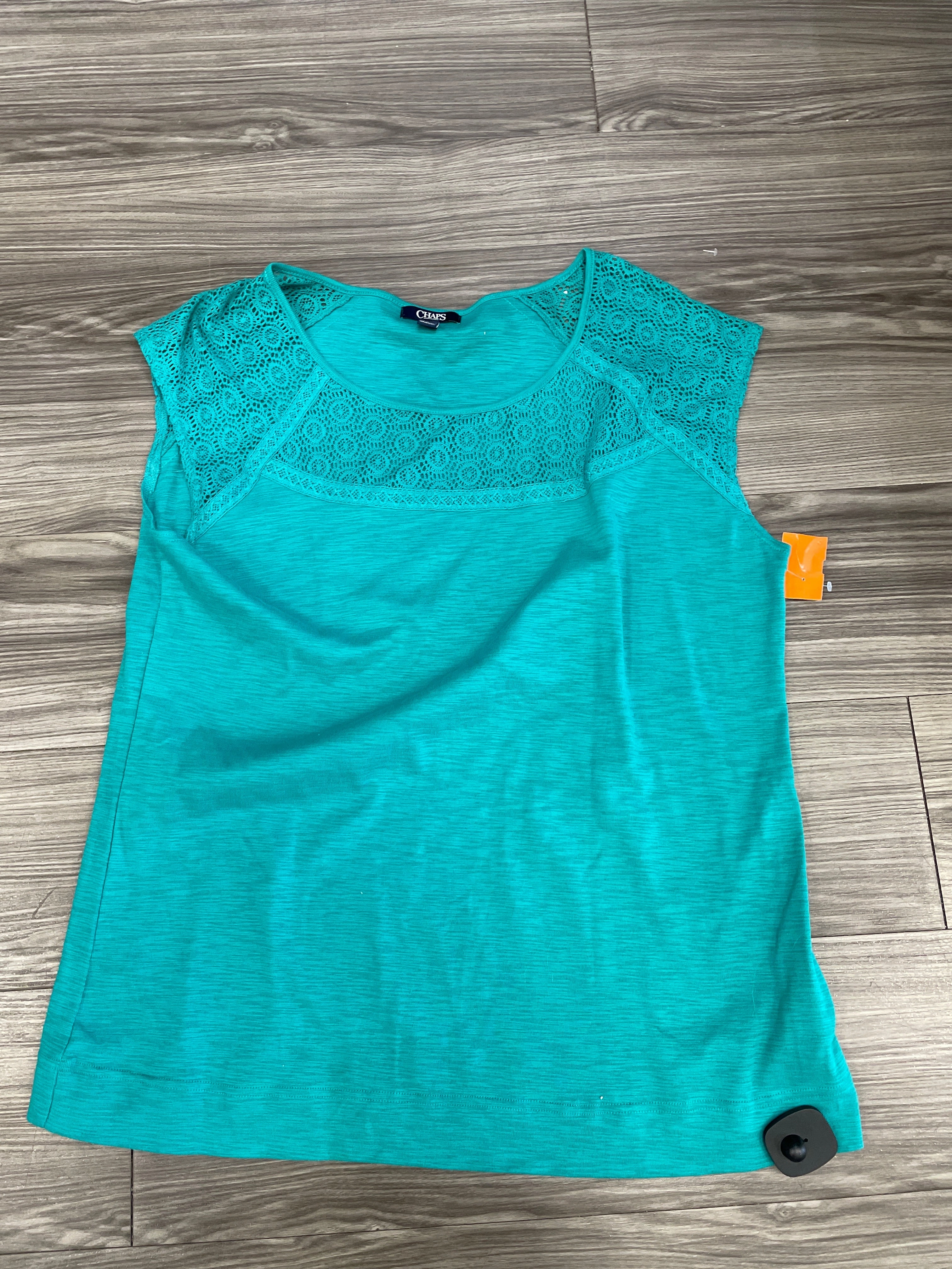 Top Short Sleeve By Chaps  Size: 2x Eco Friendly Dyes