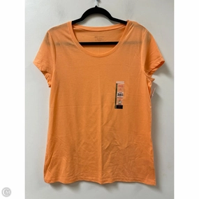 Skin Friendly Blends Top Short Sleeve By No Boundaries In Orange, Size: Xl