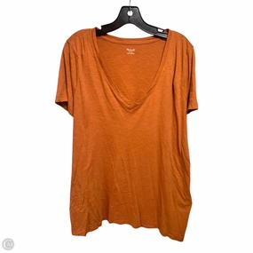 BioBased Fibers Kids clothing Top Short Sleeve By Madewell In Orange, Size: 2x