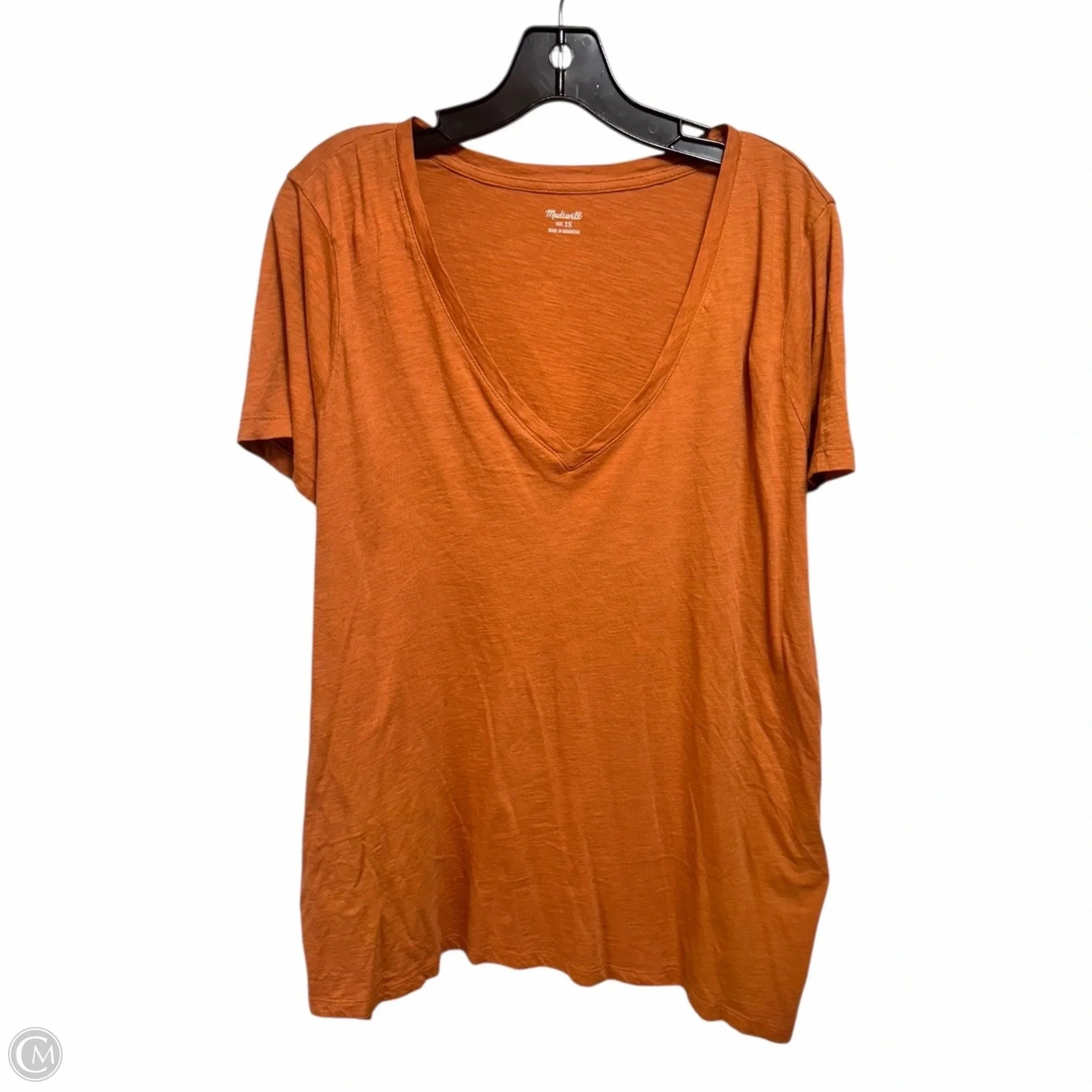 BioBased Fibers Kids clothing Top Short Sleeve By Madewell In Orange, Size: 2x