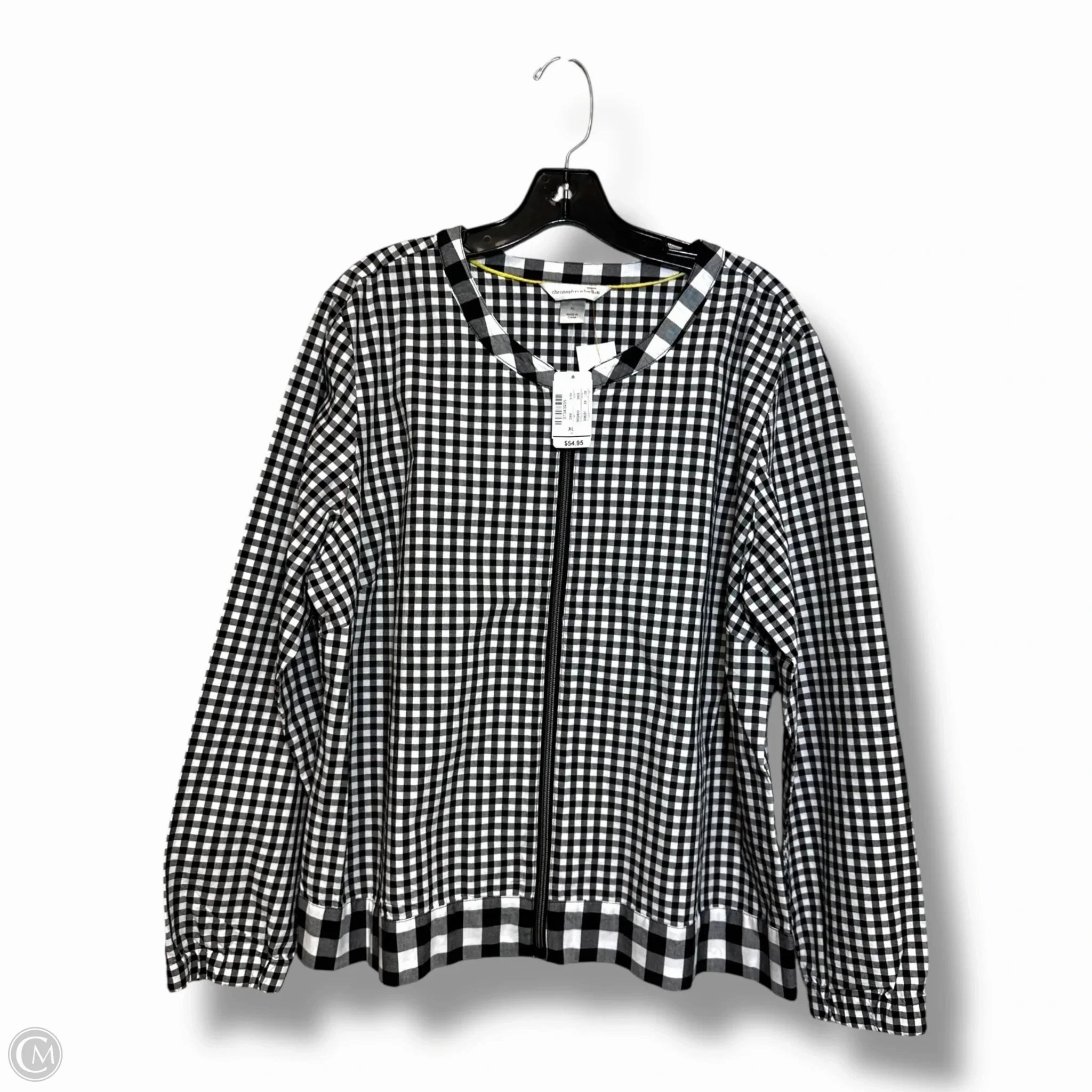 Bonded seams Jacket Other By Christopher And Banks In Plaid Pattern, Size: Xl