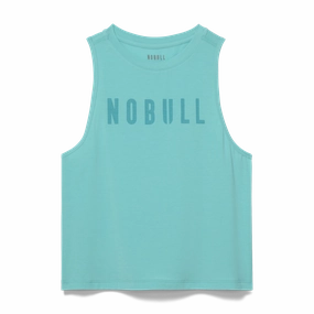 AthleisureInspired Ribbed Trim Details Women's NOBULL Muscle Tank