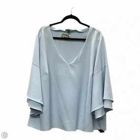 Top Short Sleeve By Lane Bryant In Blue, Size: 3x Sporty Design Eco Friendly Dyes