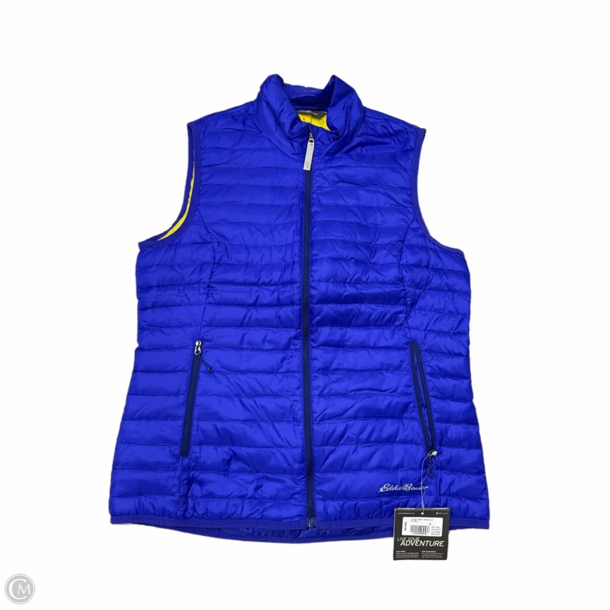 Relaxed Fit Structure New! Vest Puffer & Quilted By Eddie Bauer In Purple, Size: S