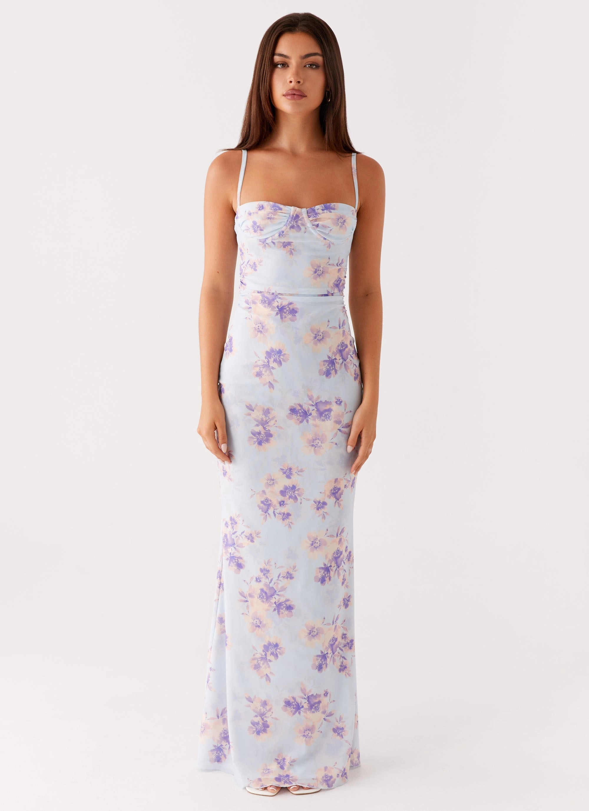 Beauty Feel Flowy Layers Impress Maxi Dress - Print