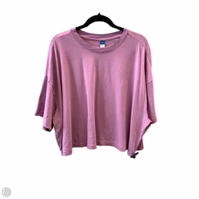 Top Short Sleeve By Old Navy In Purple, Size: 3x Zero Waste Production