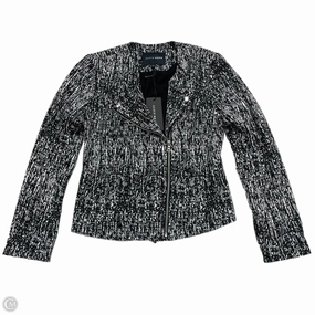 Advanced Layering System All Weather Protection Jacket Moto By Alice Hope In Black & White, Size: S