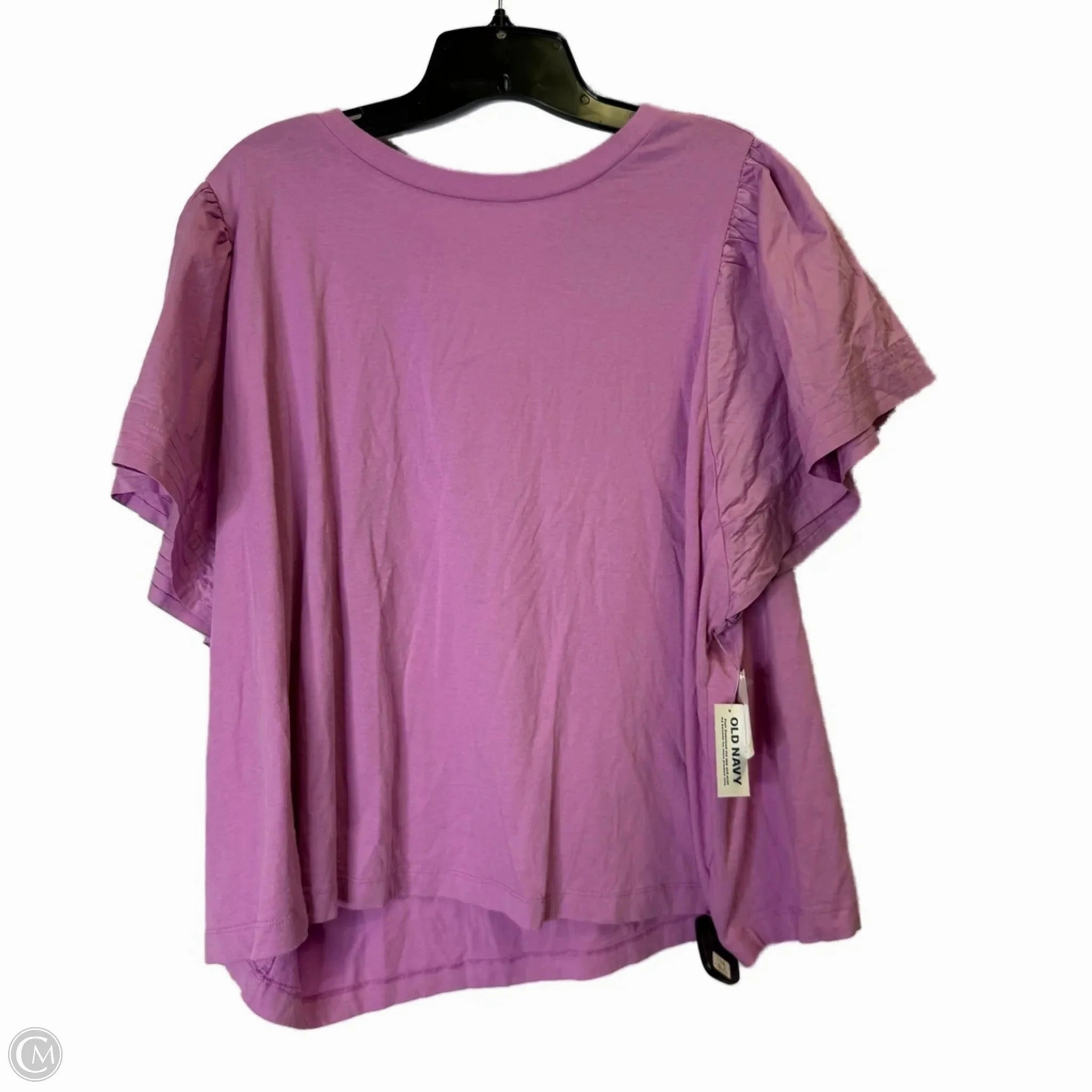 Top Short Sleeve By Old Navy In Purple, Size: 3x Versatile Comfort EnhancedDurabilityFinish