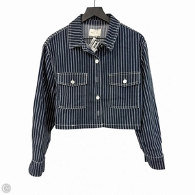 Universal Fit Framework Jacket Denim By Active Usa In Blue & White, Size: M