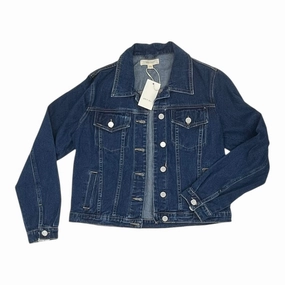 Jacket Denim By Clothes Mentor In Blue Denim, Size:Xl Minimal Daily Fit Cheap Nice