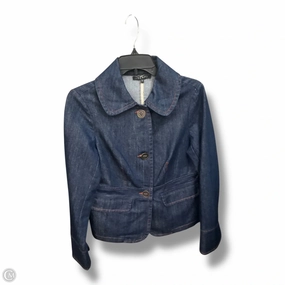 Jacket Denim By Theory In Blue Denim, Size: S Multi Directional Stretch