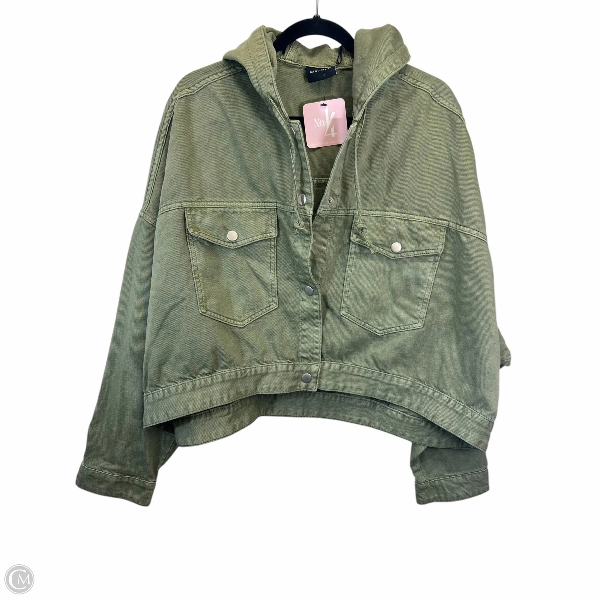 Jacket Designer By Anthropologie In Green, Size: L Minimal Detailing