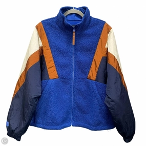 snag resistant Jacket Designer By Ugg In Blue & Tan, Size: L