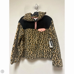Jacket Faux Fur & Sherpa By Bp In Animal Print, Size: Xs Eco Certified Textile