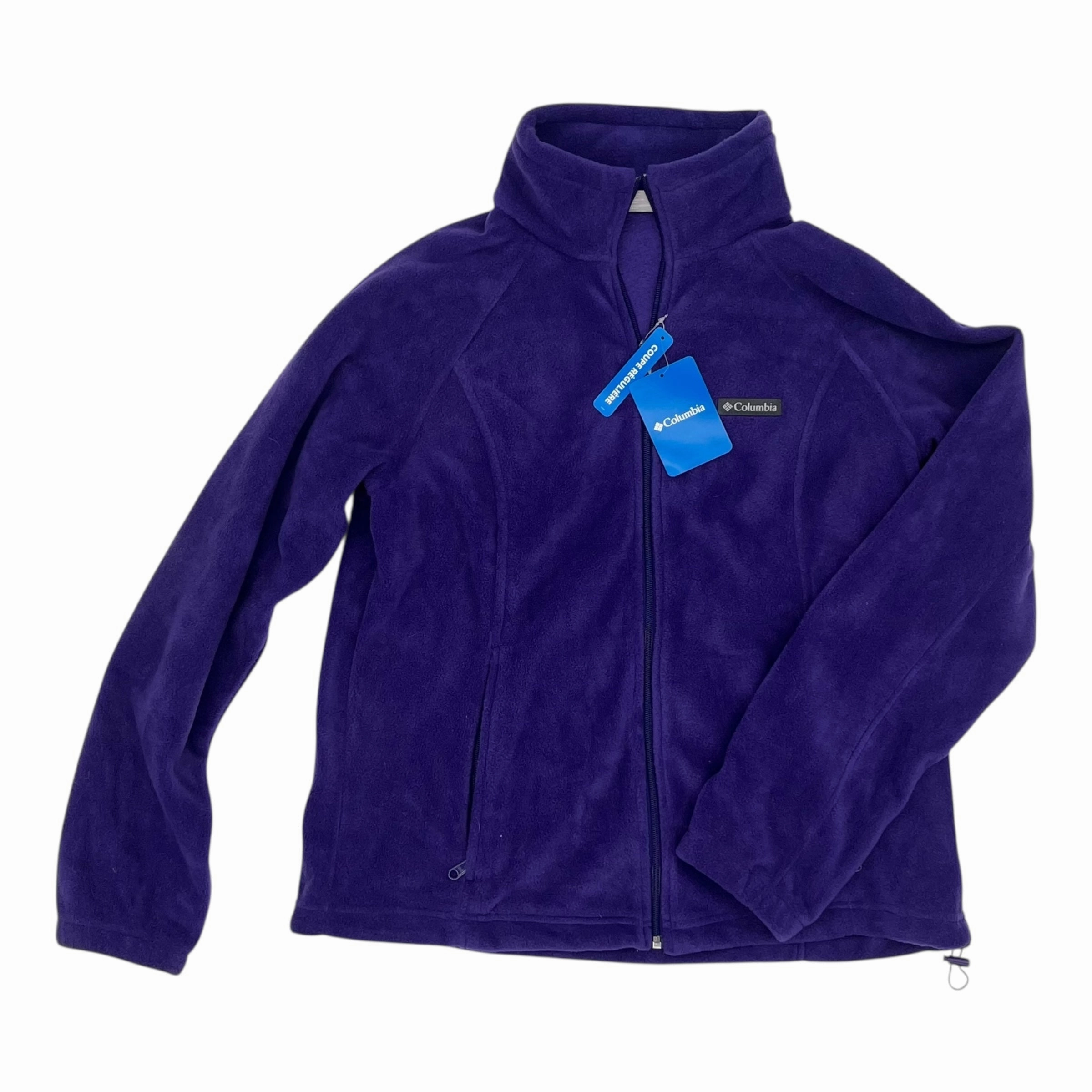 Hooded Attachment Jacket Faux Fur & Sherpa By Columbia In Purple, Size:Xl