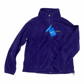 Hooded Attachment Jacket Faux Fur & Sherpa By Columbia In Purple, Size:Xl