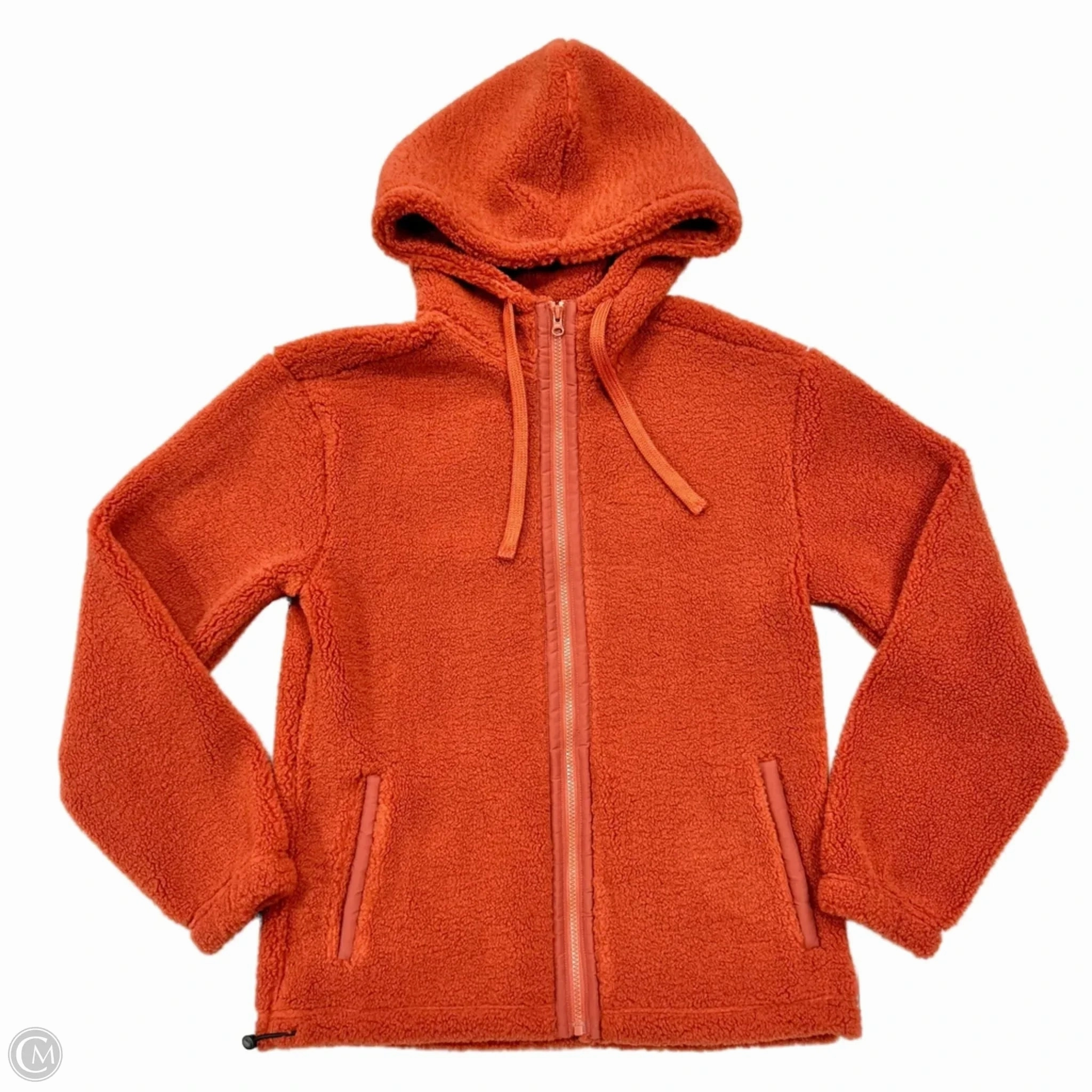 Jacket Faux Fur & Sherpa By Original Use In Orange, Size: Xs Anti Static Inner Layer