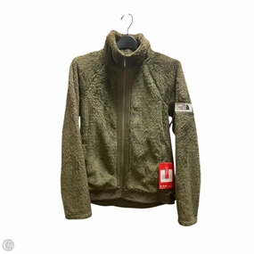 Full Zip Closure Sport Fit Jacket Faux Fur & Sherpa By The North Face In Green, Size: S