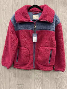 Jacket Faux Fur & Sherpa By Universal Thread In Blue & Purple, Size: Xs Contemporary Fit