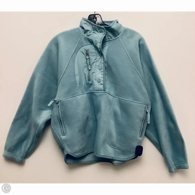 Jacket Fleece By Thread And Supply In Teal, Size: S Soft Weather Wear