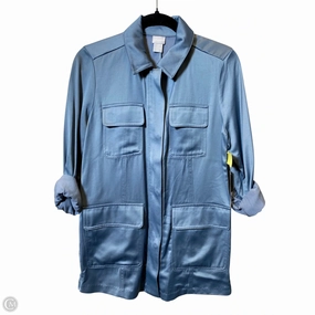 Jacket Other By Chicos In Blue, Size: S Weather Fit