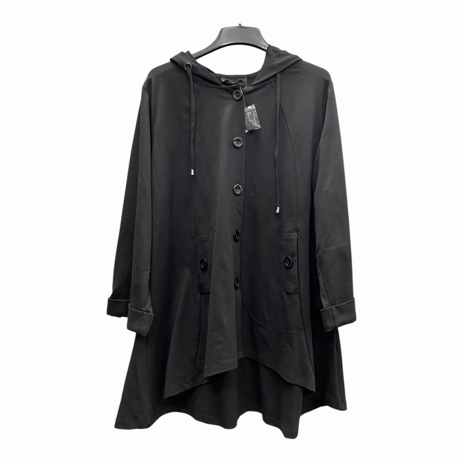 Jacket Other By Christian Siriano In Black, Size:2X Chill Commute Fit