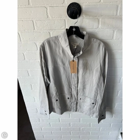 Jacket Other By Christian Siriano In Grey, Size: 1x Abrasion Resistant Finish