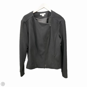 StretchFit Silhouette Jacket Other By Liz Claiborne In Black, Size: Xl