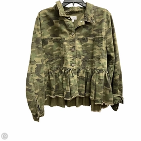 Jacket Other By Mudpie In Camouflage Print, Size: L Rainy Day