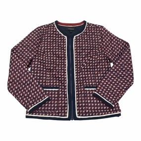 Jacket Other By Talbots In Multi-colored, Size: M HiddenPockets Quick Dry Material