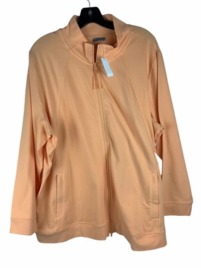 Sleek Outdoor Look Jacket Other By Talbots In Orange, Size: 2x