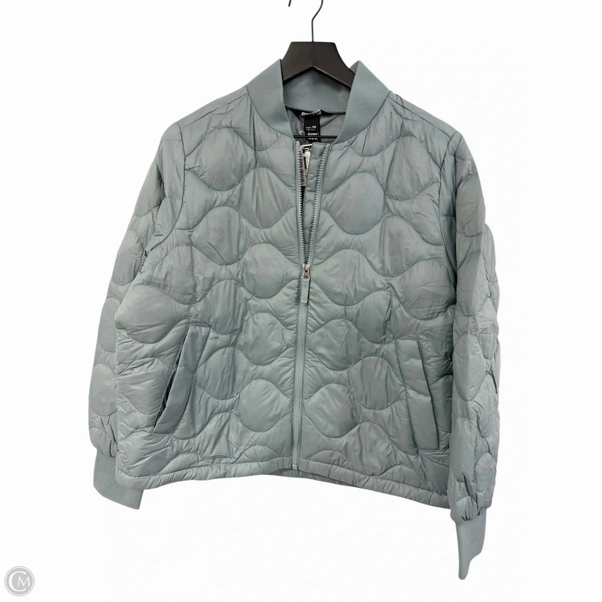 Eco Friendly Dye Process Jacket Puffer & Quilted By Eddie Bauer In Blue, Size: Mp